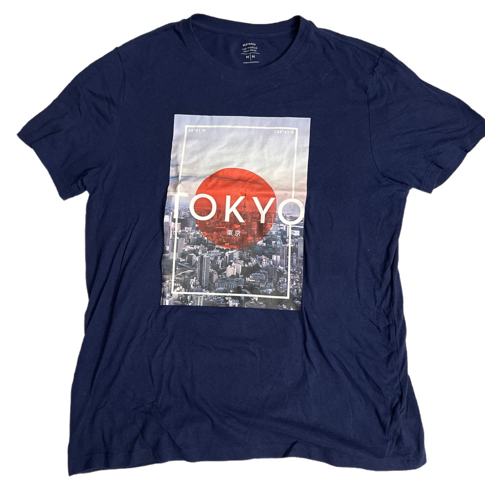 Tokyo Graphic Navy T-Shirt